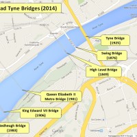 Newcastle: Bridges over Tyne and Toon