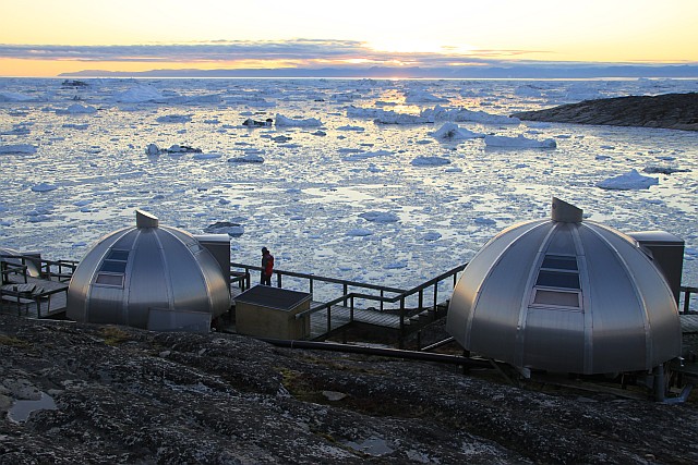 But if a standard hotel room is not enough, you can rent one of these famous metal igloos.