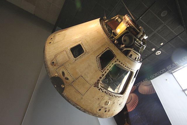 Make sure you don't miss the much better visible (because not encased in plastic) Apollo Skylab 4 capsule, which is suspended from the ceiling at National Air and Space. Two Apollo's for the price of one! (The Museum is free of charge by the way)