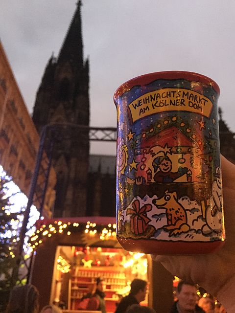 December is the month of the traditional German Christmas markets and Cologne is only just over an hour from home. Cheers!